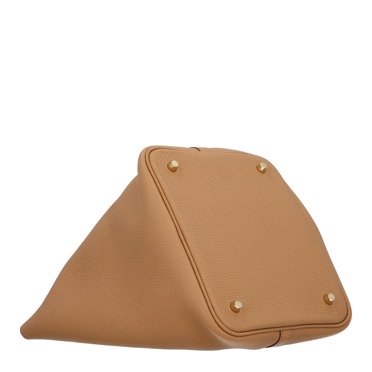 Taurillon Clemence Picotin Lock Mm Biscu Handbag