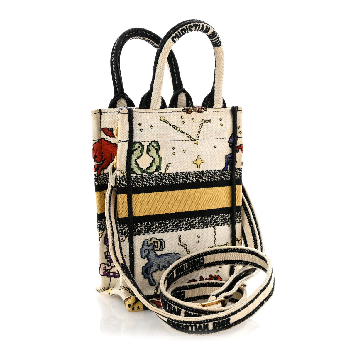 Mini Canvas Tote Bag - Red