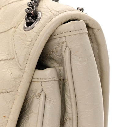 Calfskin Satchel Bag - White