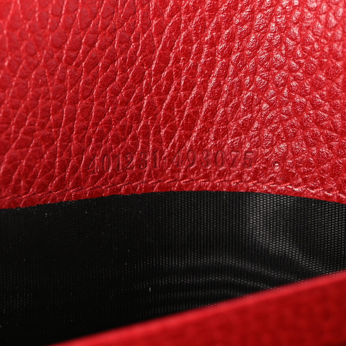 Mini Calfskin Wallet Bag - Red