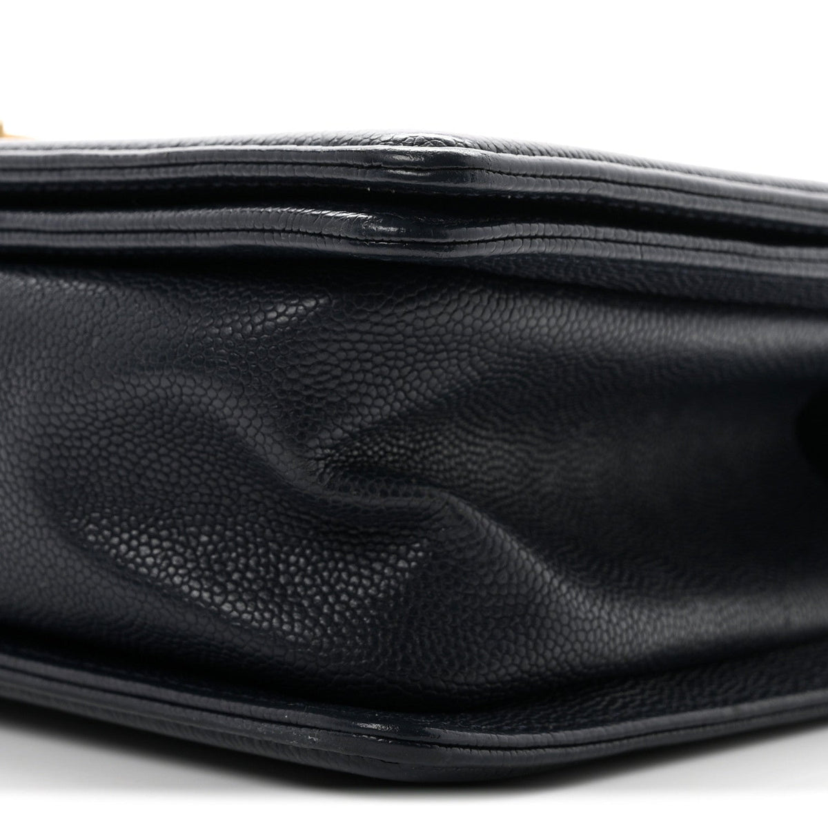 Medium Quilted Caviar Flap Shoulder Bag