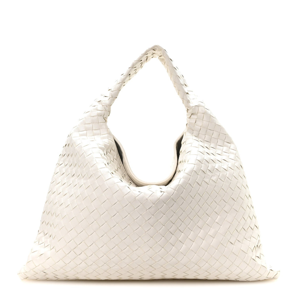 Large Calfskin Handbag - White