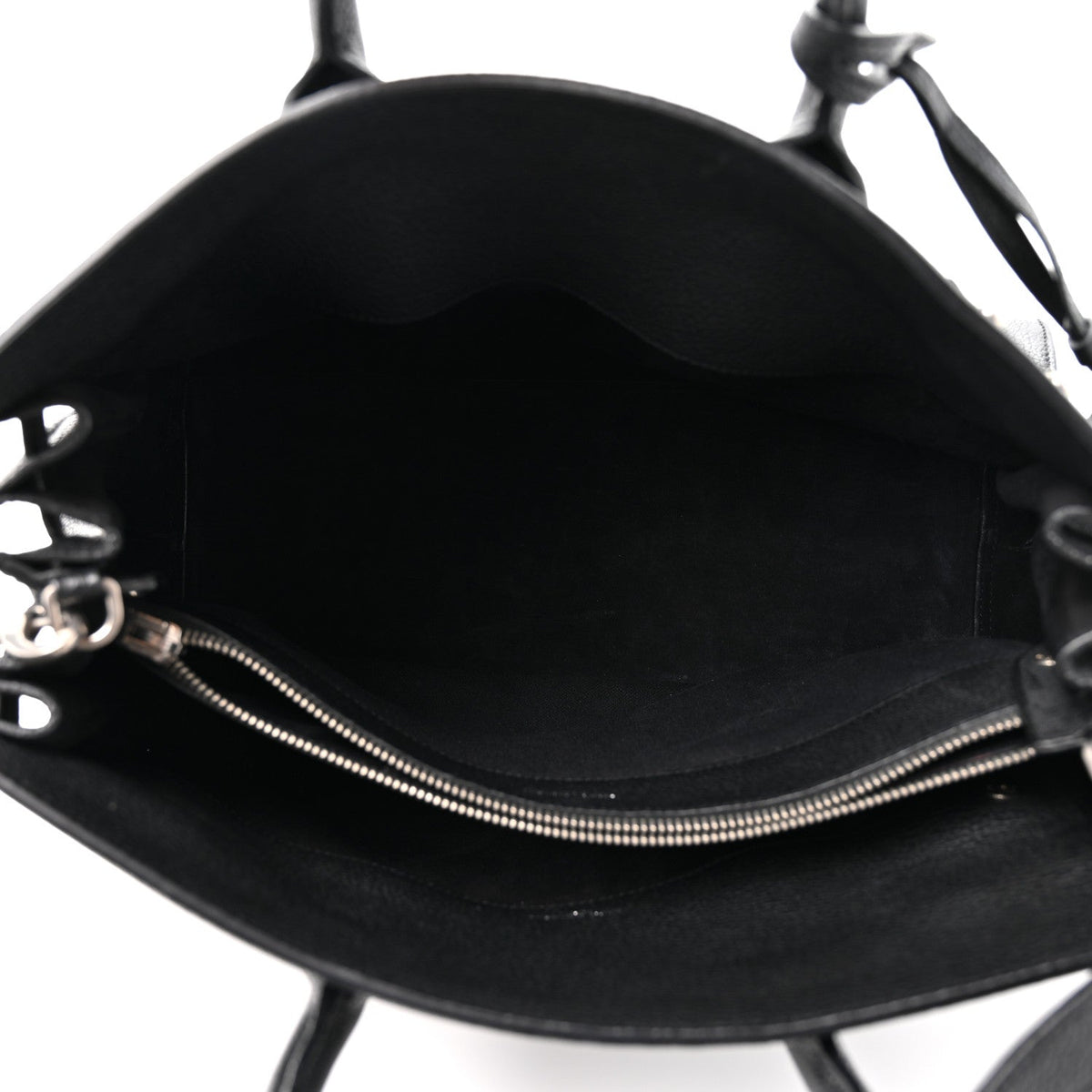 Small Calfskin Handbag - Black