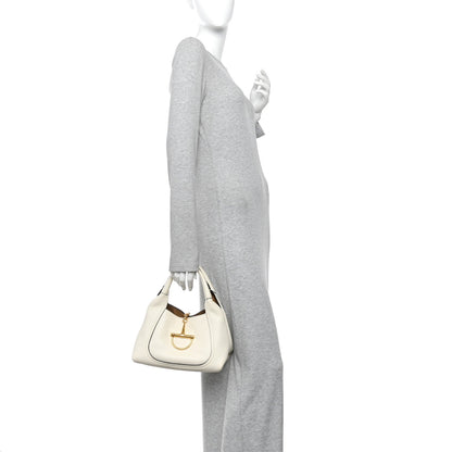 Medium Calfskin Shoulder Bag - White