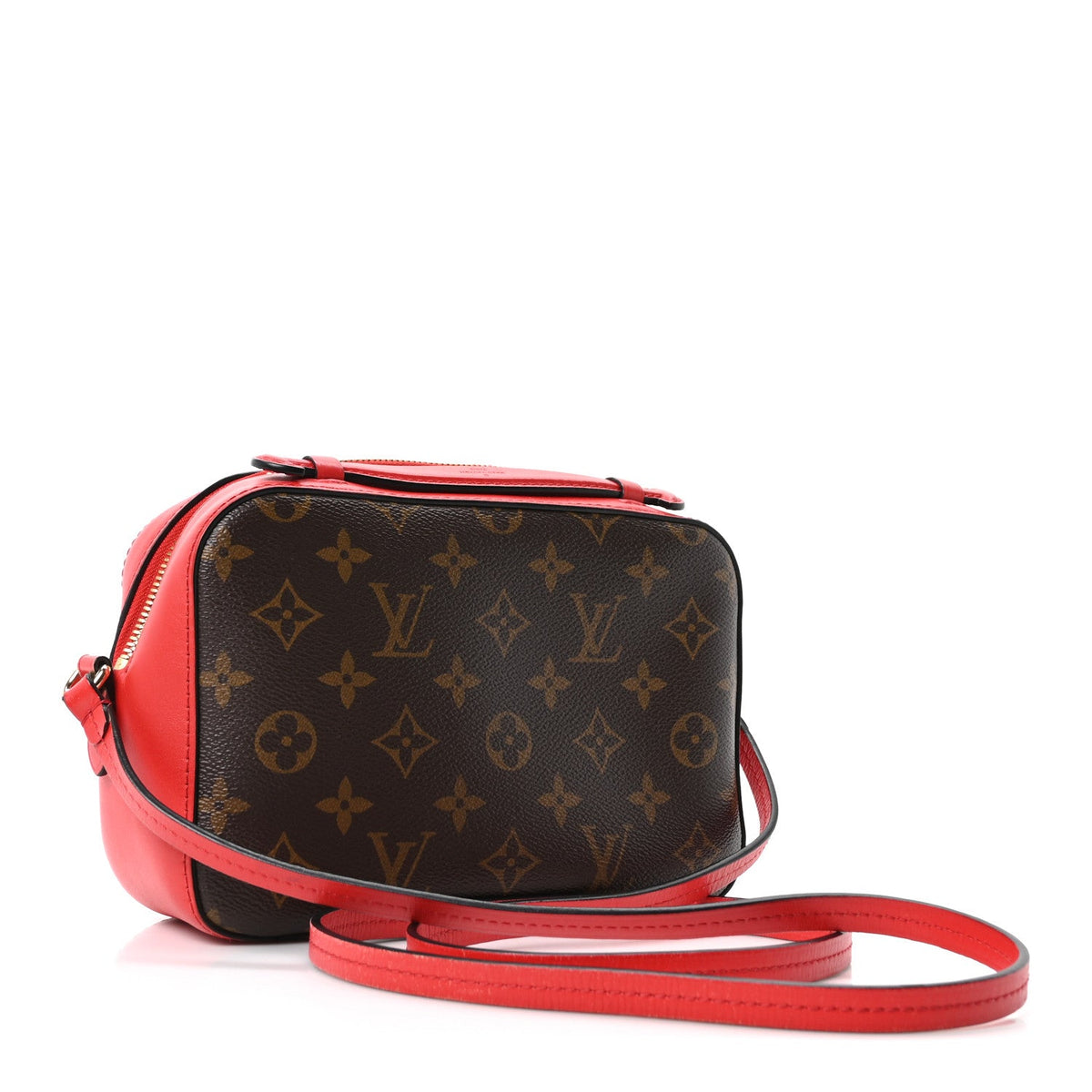 Monogram Saintonge Coquelicot Handbag