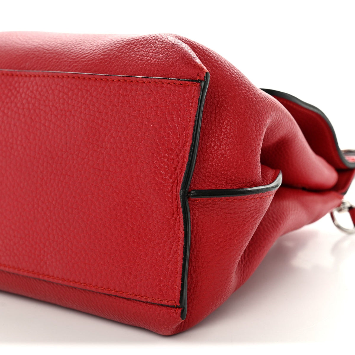 Small Calfskin Handbag - Red