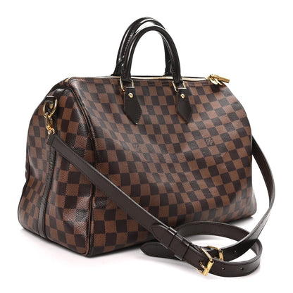 Damier Ebene Speedy Bandouliere 35 Handbag