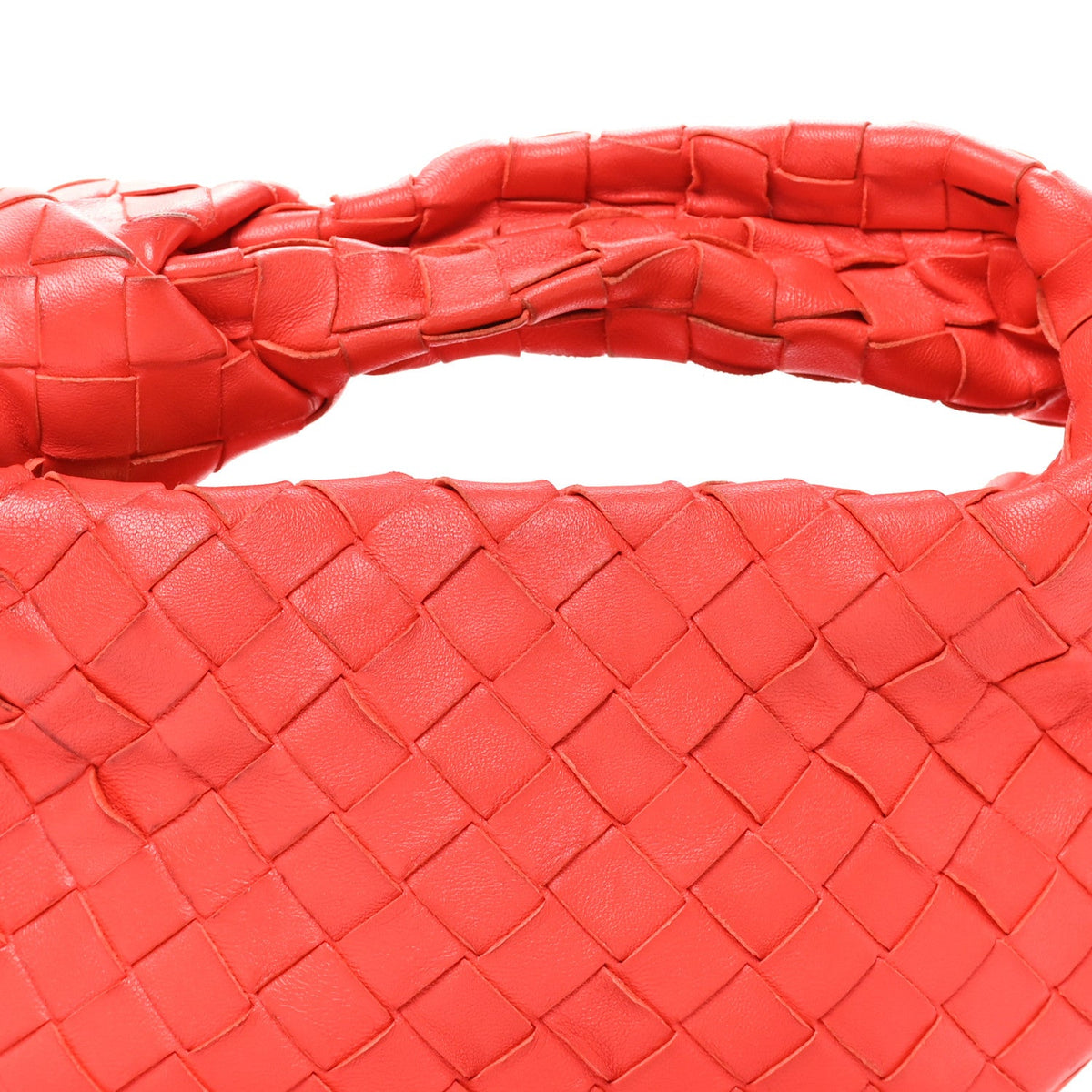 Mini Nappa Handbag - Red