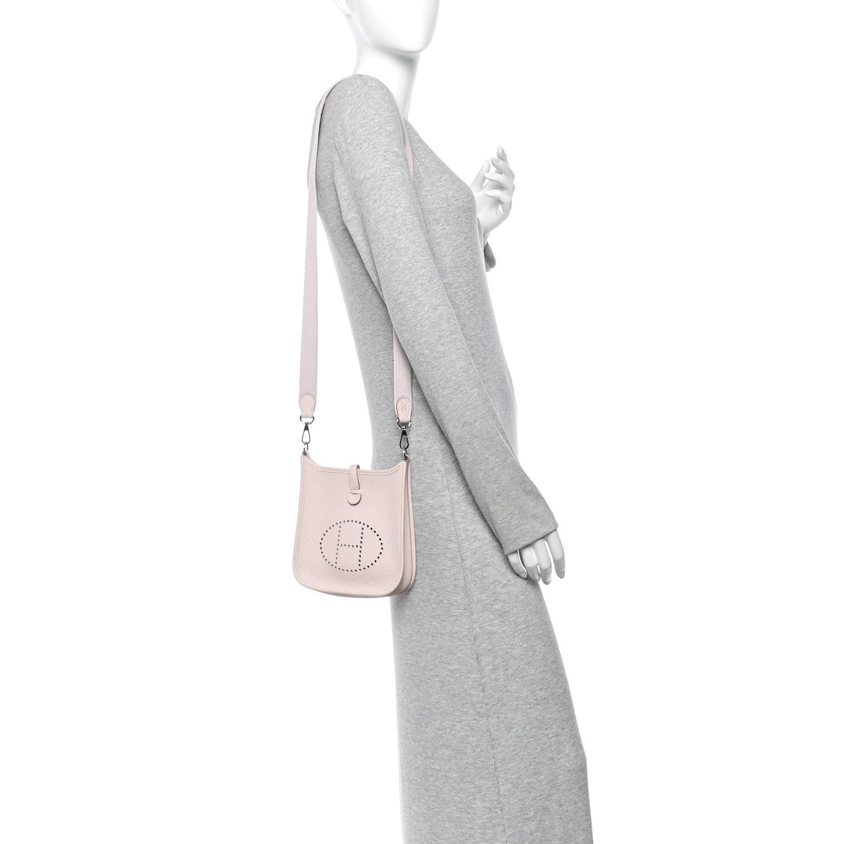 Taurillon Clemence Evelyne Tpm Mauve Pal Handbag