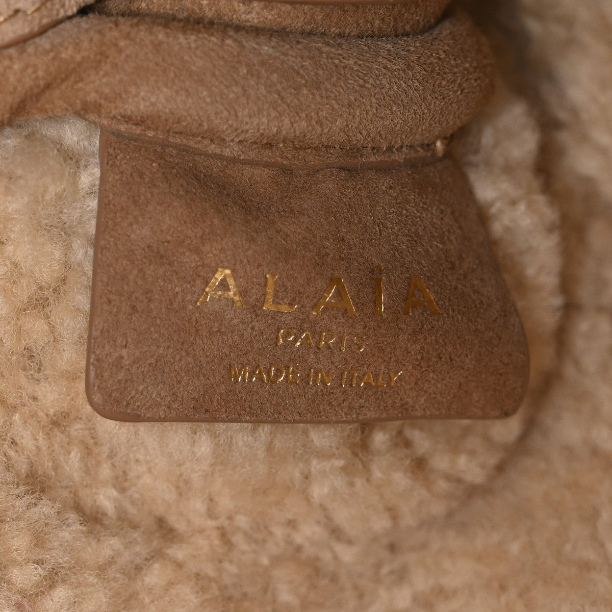 Lambskin Suede Clutch Bag