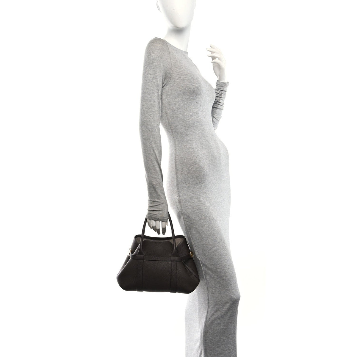 Small Calfskin Tote Bag - Brown