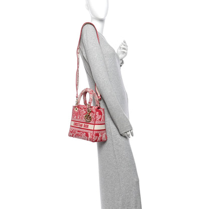 Medium Canvas Handbag - Red