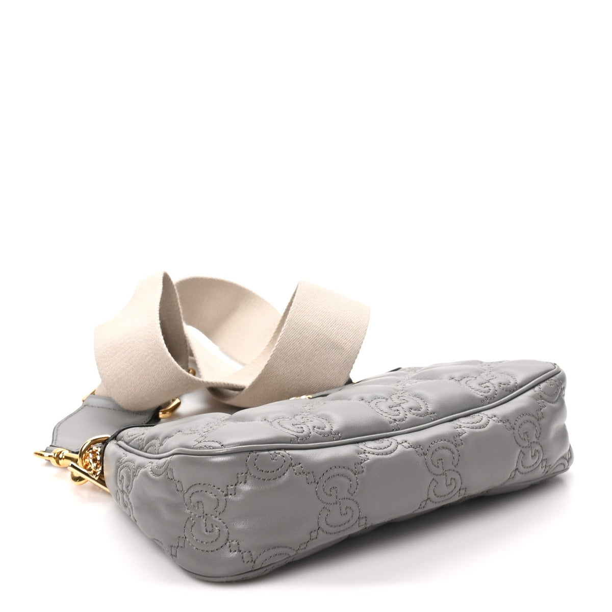Calfskin Handbag - Grey