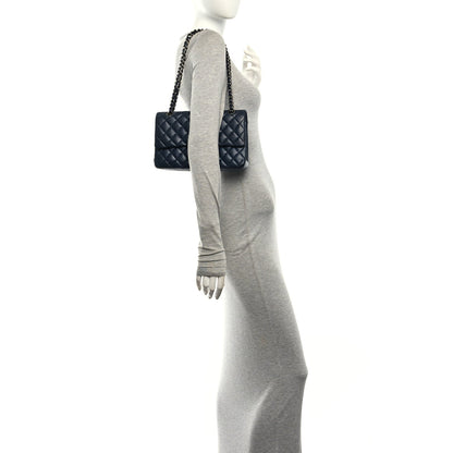 Medium Quilted Lambskin Flap Shoulder Bag