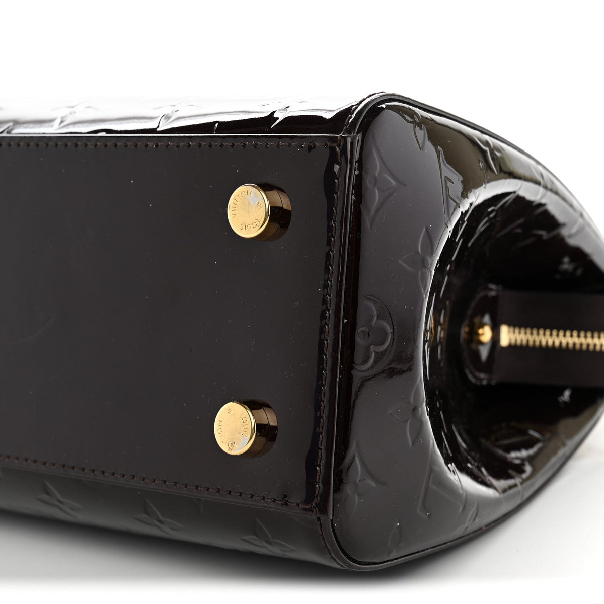 Vernis Brea Mm Amarante Handbag