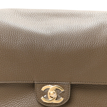 Small Calfskin Flap Shoulder Bag