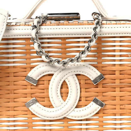Small Calfskin Handbag - White