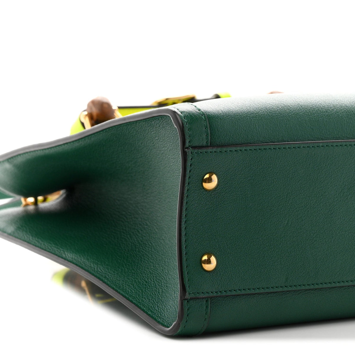 Small Calfskin Tote Bag - Green