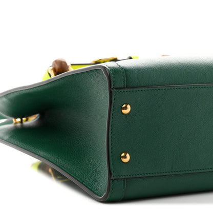 Small Calfskin Tote Bag - Green