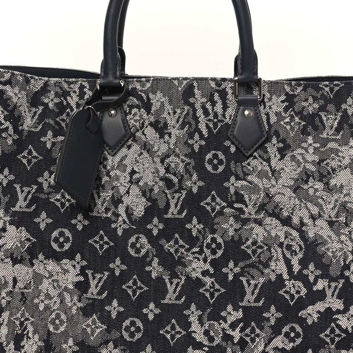 Monogram Tapestry Grand Sac Bleu Handbag