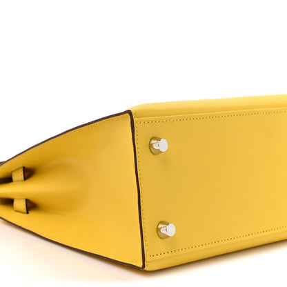 Chevre Chamkila Kelly Sellier 25 Jaune D Handbag