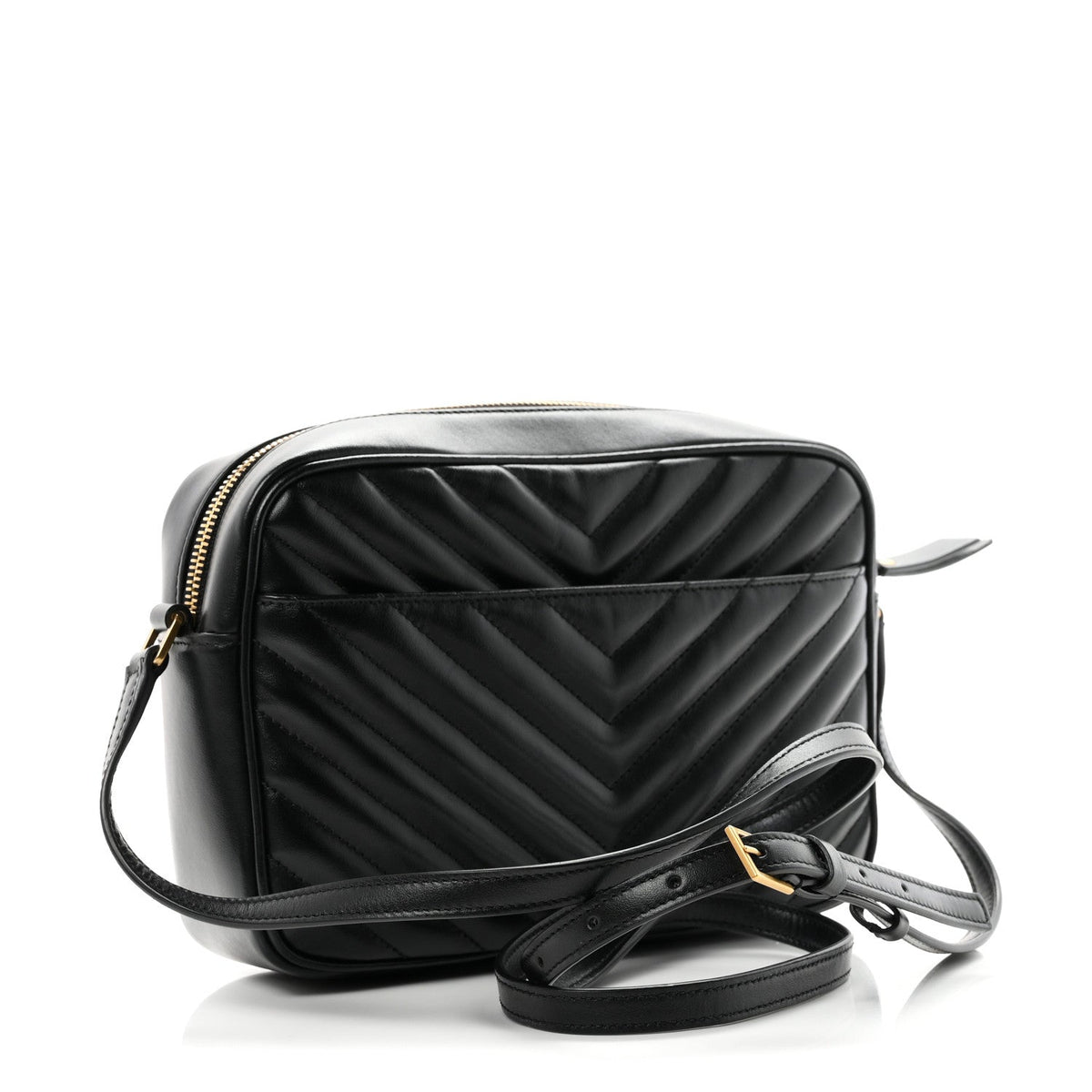 Calfskin Crossbody Bag - Black