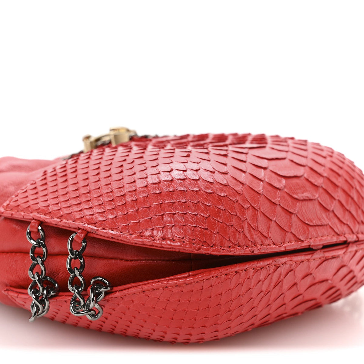 Calfskin Bucket Bag - Red