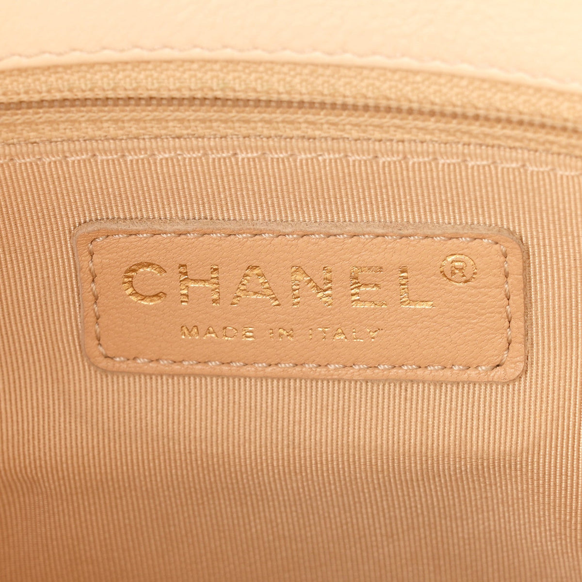 Small Quilted Calfskin Tote Bag - White