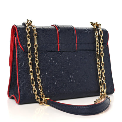 Empreinte Saint Sulpice Pm Marine Rouge Handbag
