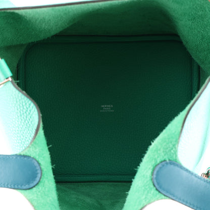 Taurillon Clemence Swift Eclat Picotin L Handbag