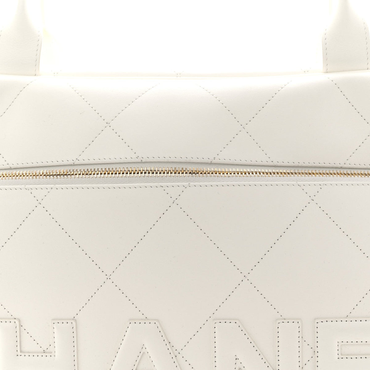 Maxi Calfskin Handbag - White