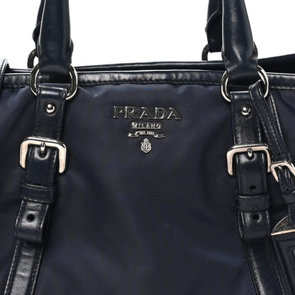 Small Nylon Tote Bag - Blue
