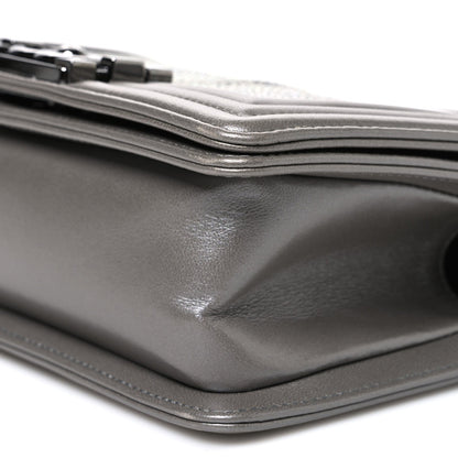 Small Flap Shoulder Bag - Gray