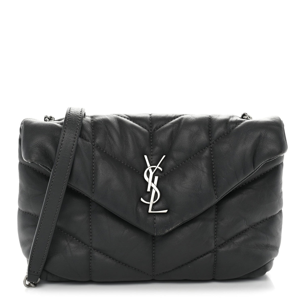 Quilted Lambskin Satchel Bag