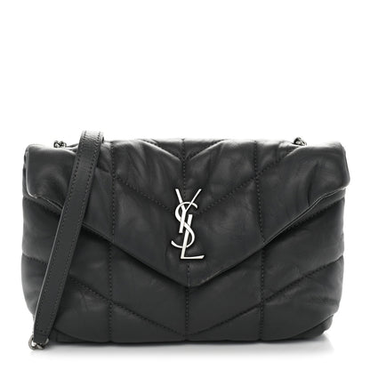 Quilted Lambskin Satchel Bag