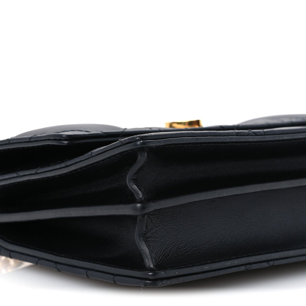 Mini Lambskin Handbag - Black