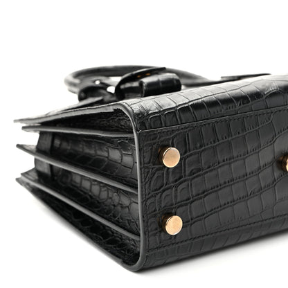 Nano Calfskin Handbag - Black