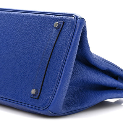 Togo Birkin 35 Bleu France Handbag