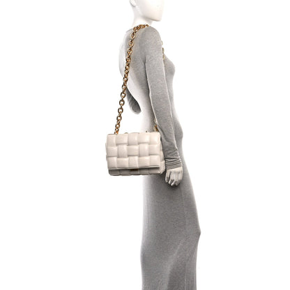 Maxi Lambskin Crossbody Bag - White