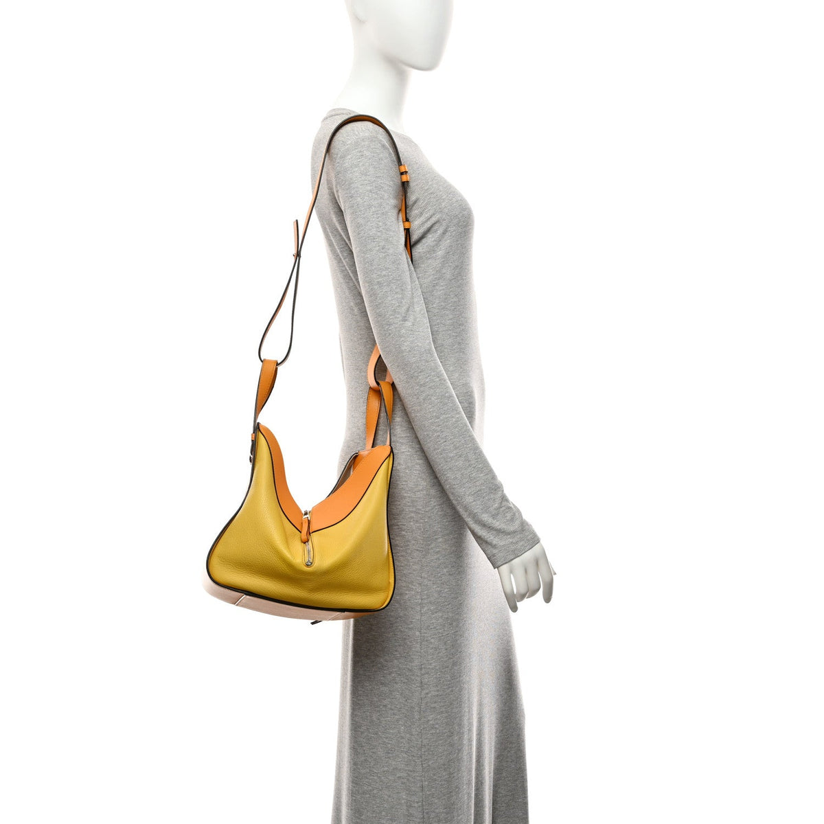 Small Calfskin Shoulder Bag - Yellow
