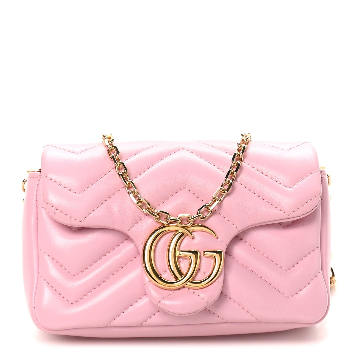 Mini Lambskin Shoulder Bag - Pink