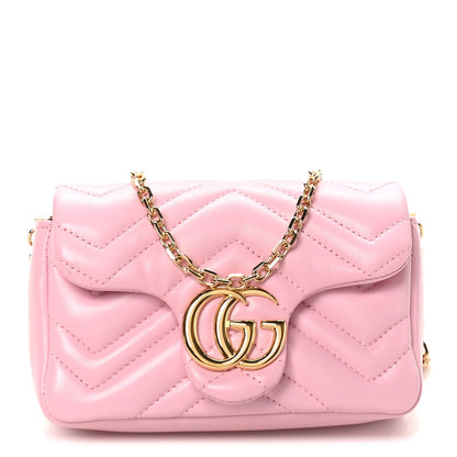 Mini Lambskin Shoulder Bag - Pink