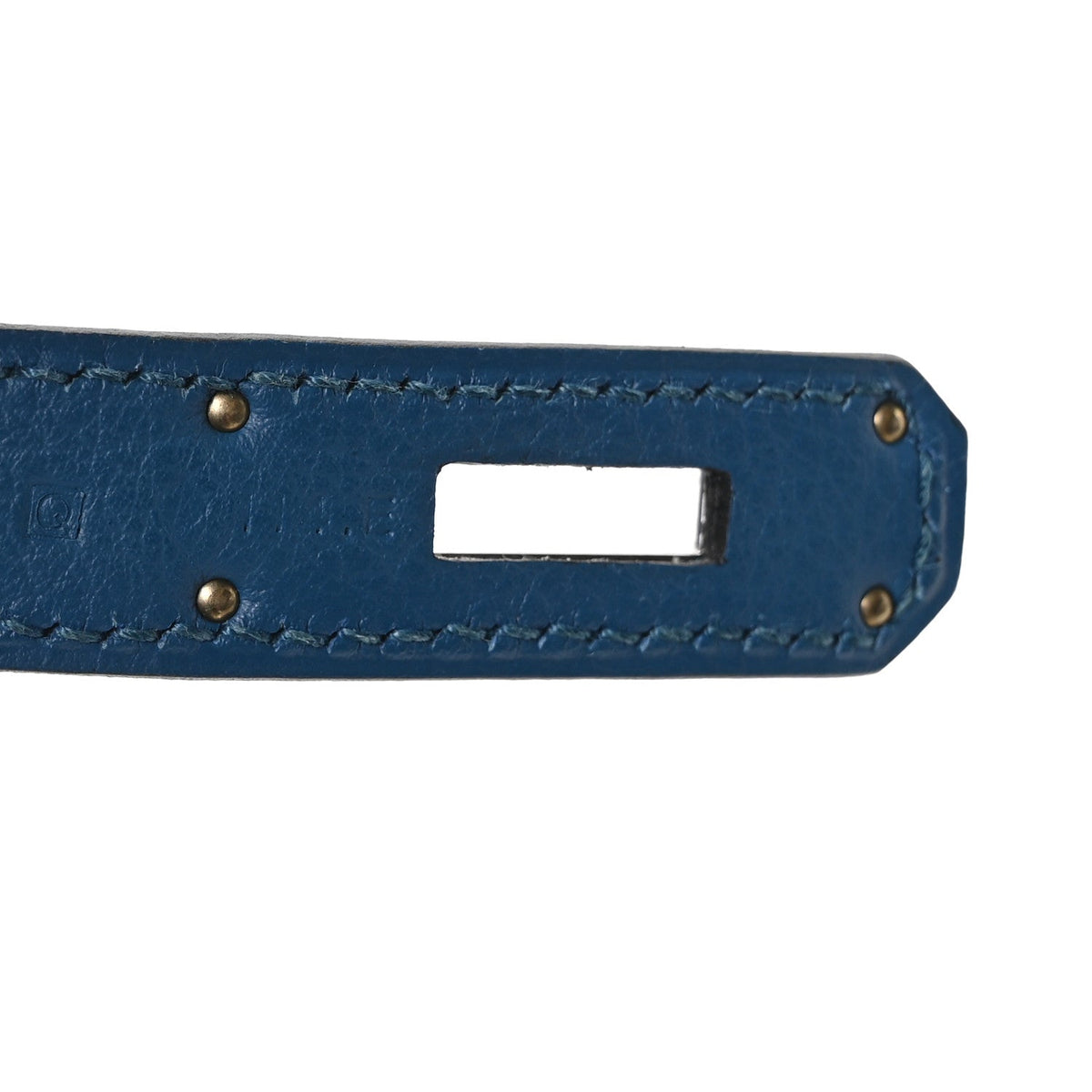 Togo Birkin 35 Bleu Izmir Handbag
