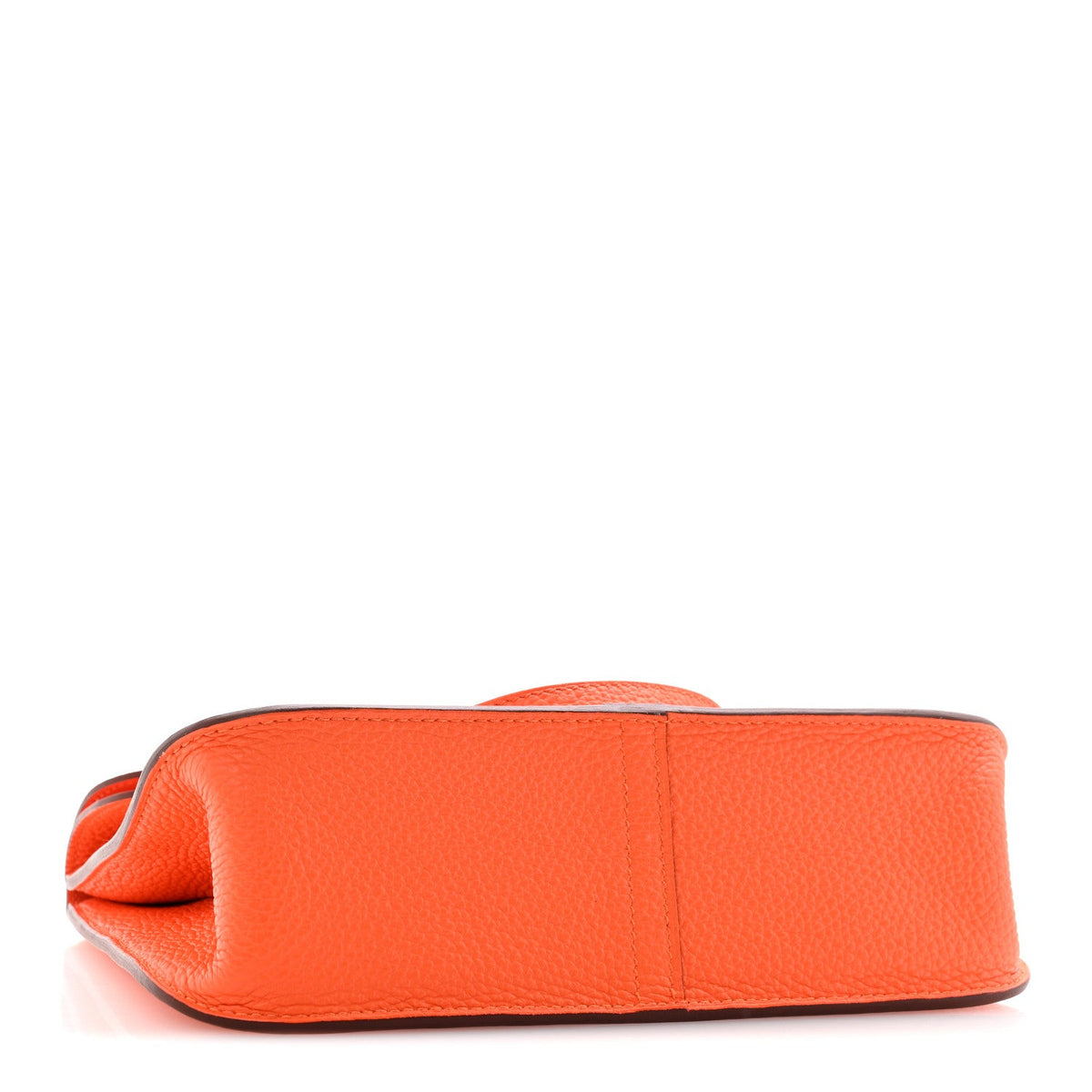 Taurillon Clemence Halzan 25 Orange Mini Handbag