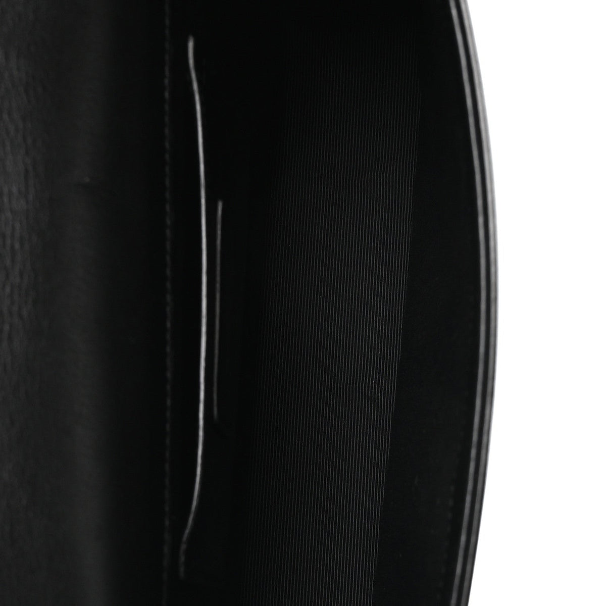 Medium Lambskin Satchel Bag - Black