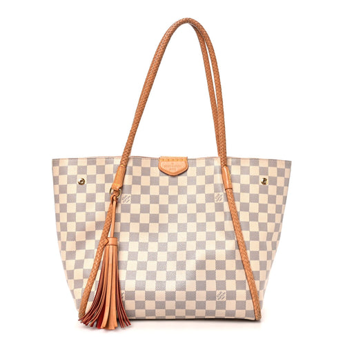 Damier Azur Propriano Rose Ballerine Handbag