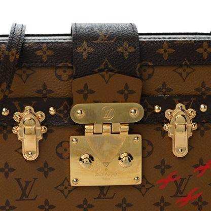 Reverse Monogram Petite Malle Handbag