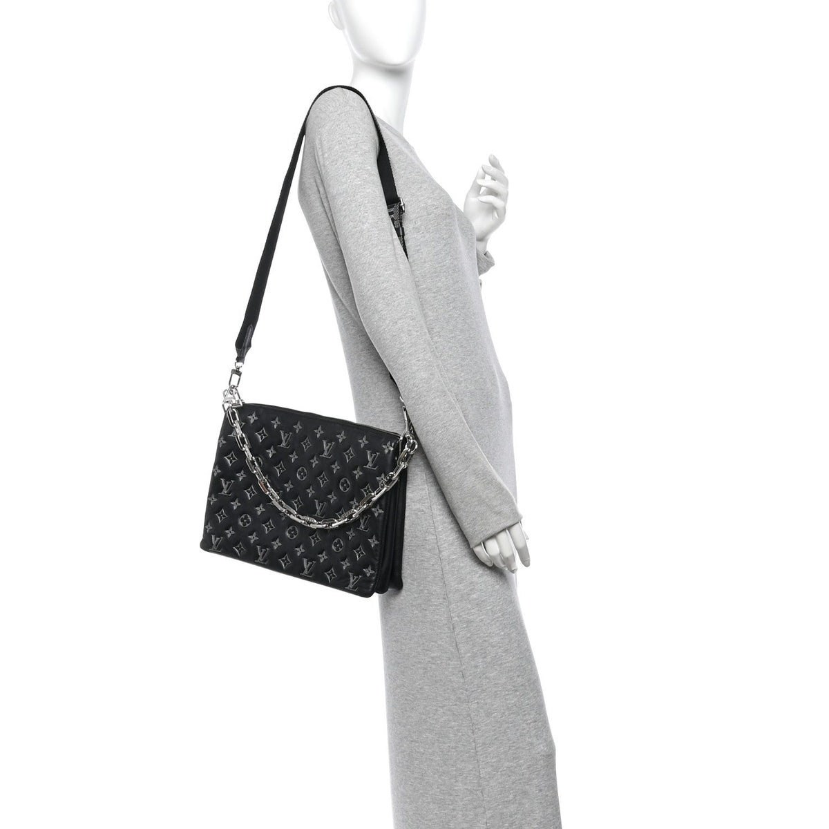 Lambskin Handbag - Black
