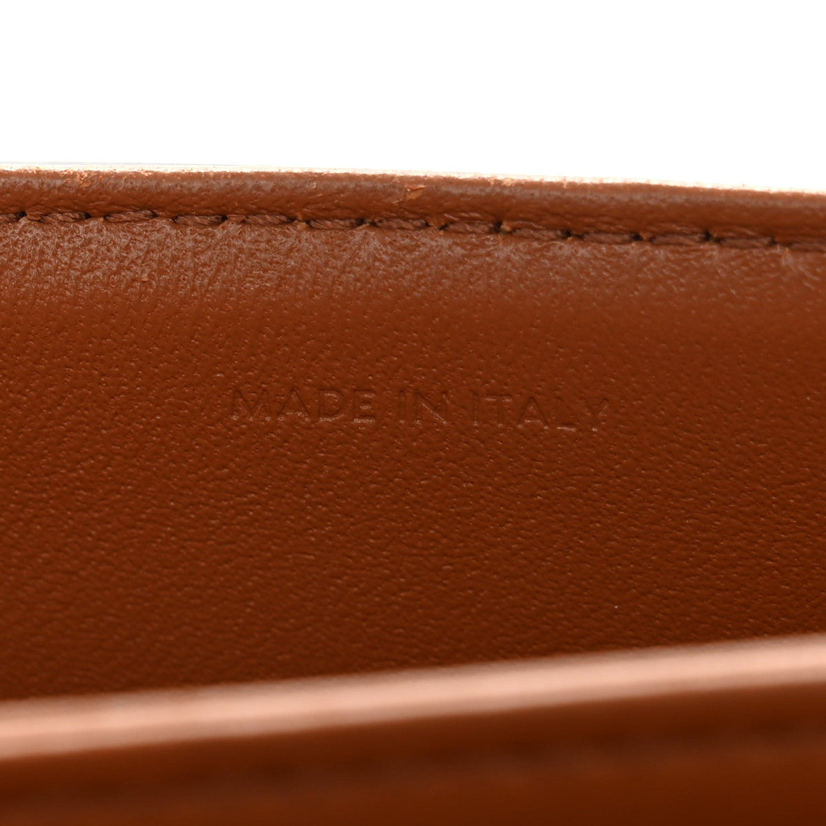 Calfskin Canvas Handbag - Tan