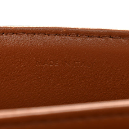 Calfskin Canvas Handbag - Tan